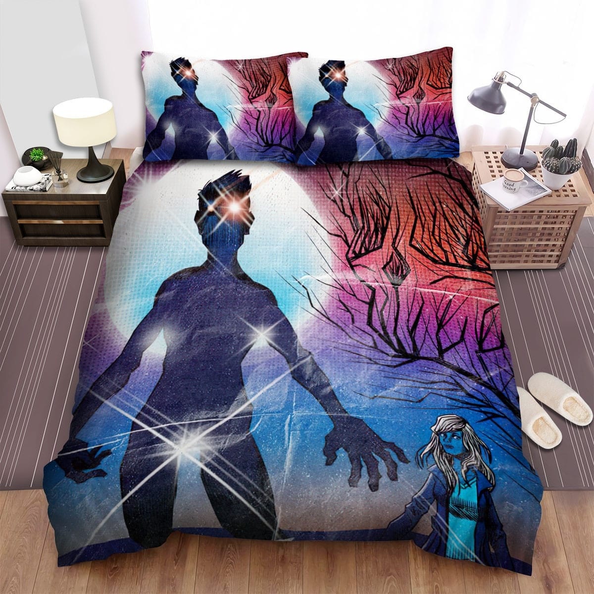 It Follows Art Bedding Sets, Flatsheet Gift For Christmas, Thanksgiving, Halloween