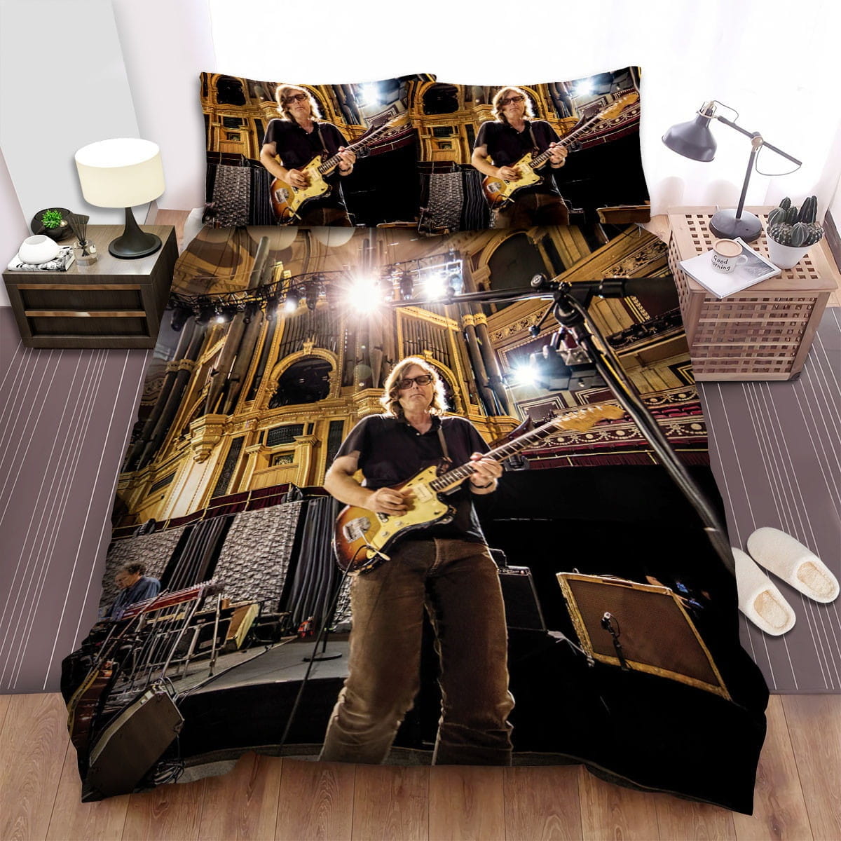 Jackson Browne On Stage Bedding Sets Duvet Cover, Flatsheet, Pillowcases Perfect Gift For Fans
