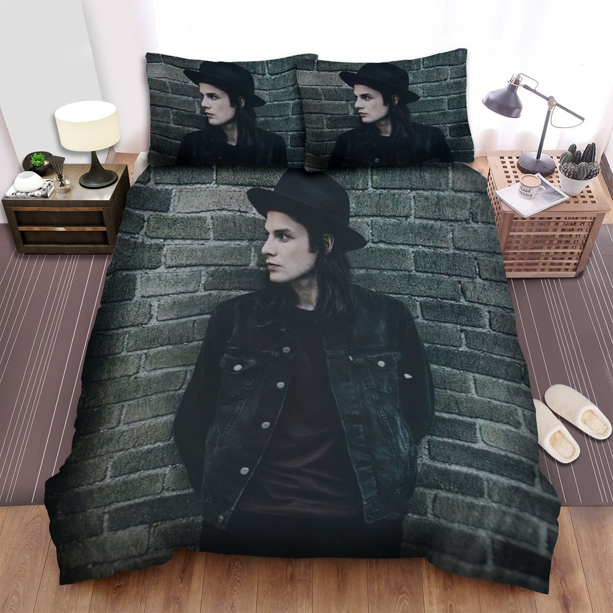 James Bay Brick Wall Bedding Sets Duvet Cover, Flatsheet, Pillowcases For Every Bedroom