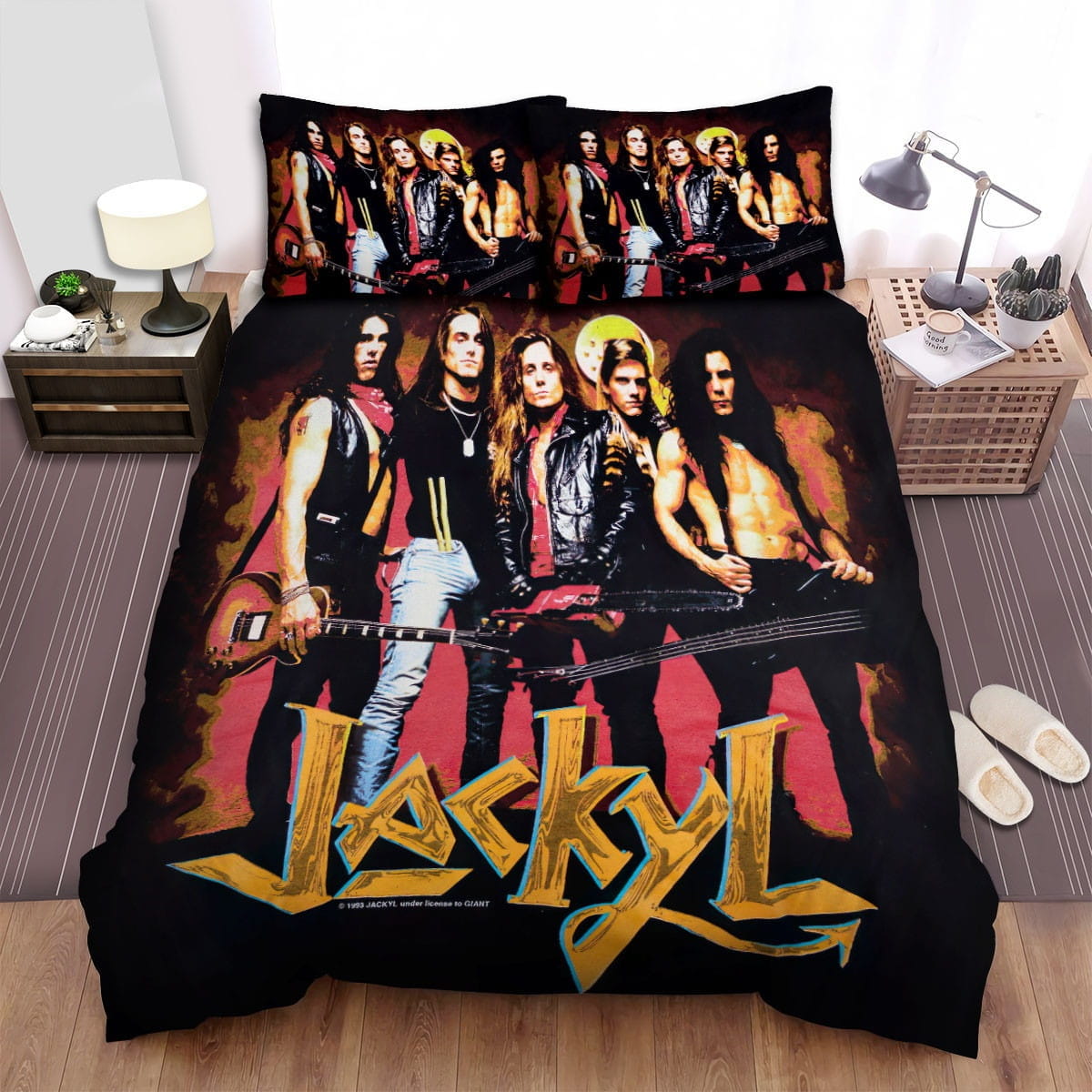 Jackyl Band Bedding Sets Duvet Cover, Flatsheet, Pillowcases Perfect Gift For Fans