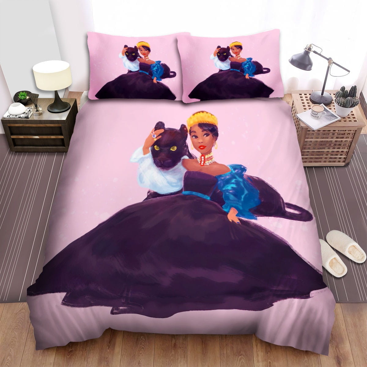 Janelle Mon-e And Dog Bedding Sets Duvet Cover, Flatsheet, Pillowcase For Your Lover