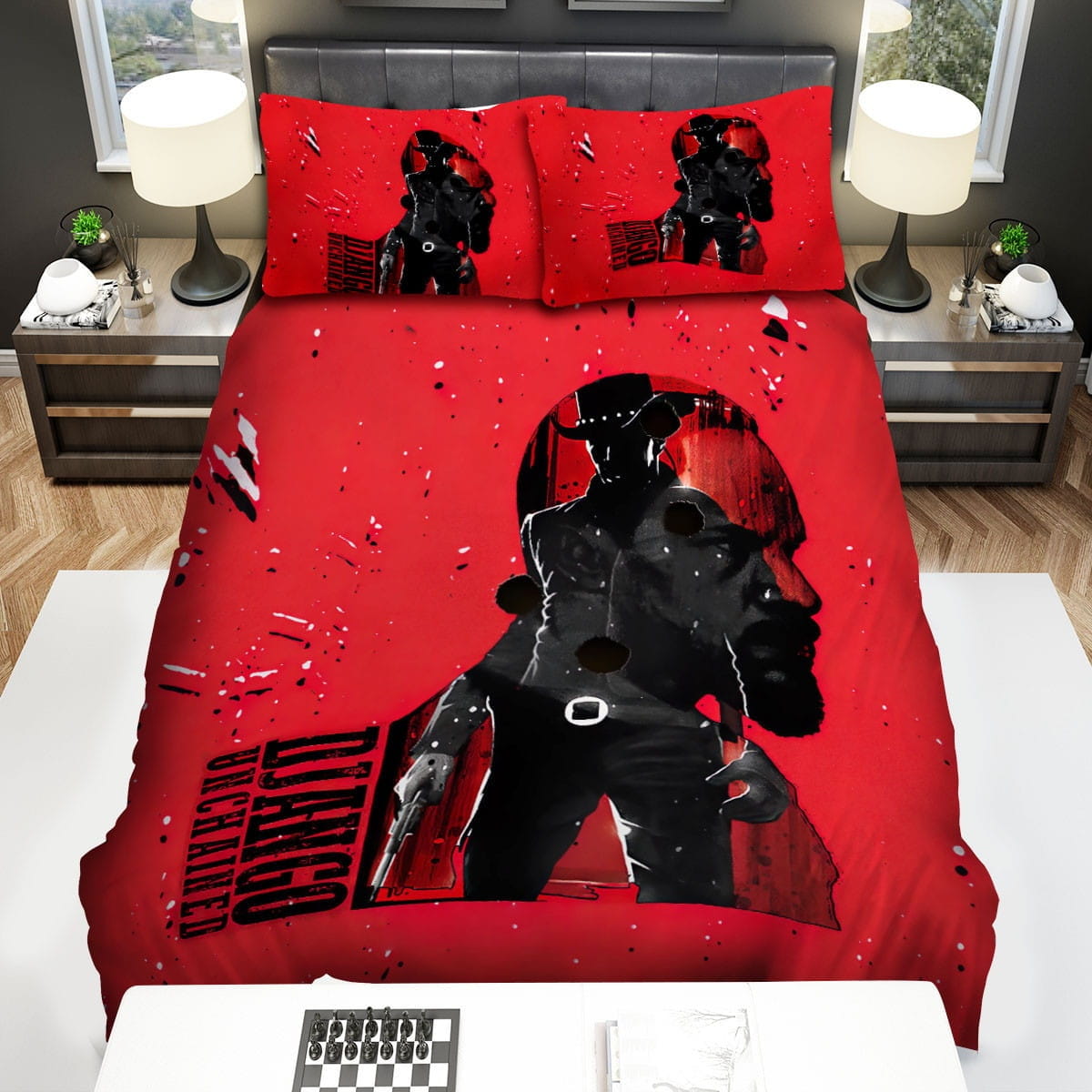 Jamie Foxx Bedding Sets, Flatsheet Gift For Christmas, Thanksgiving, Halloween