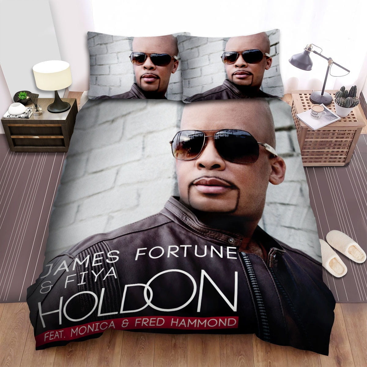 James Fortune Hold On Bedding Set, Gift For Christmas, Birthday, Thanksgiving