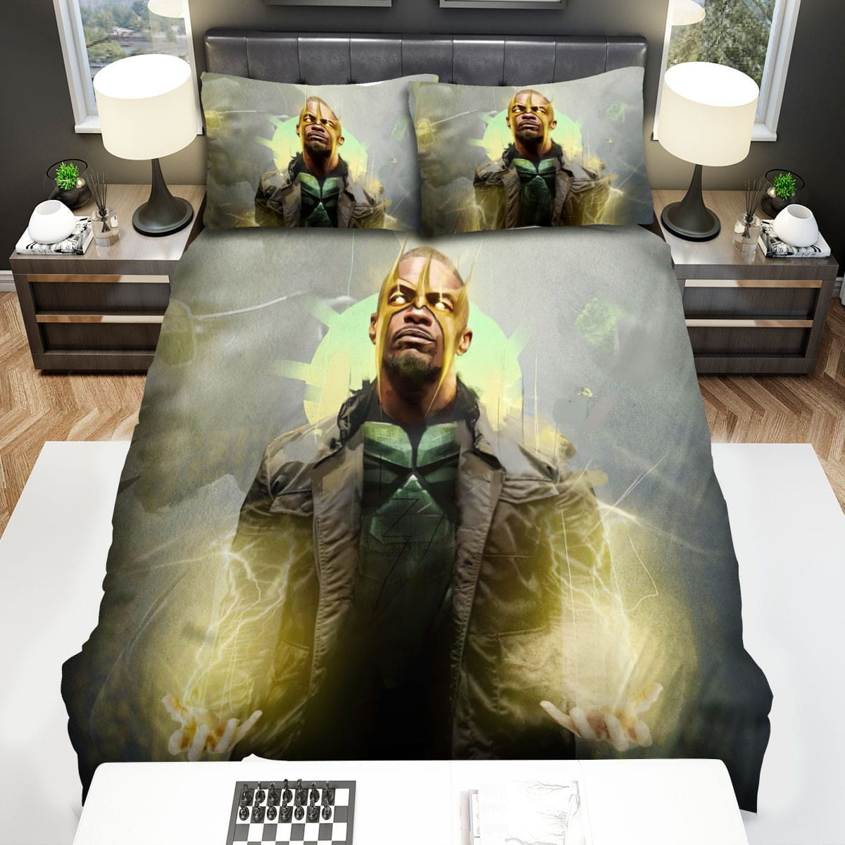 Jamie Foxx Electro Mcu Bedding Sets Duvet Cover, Flatsheet, Pillowcases For Every Bedroom