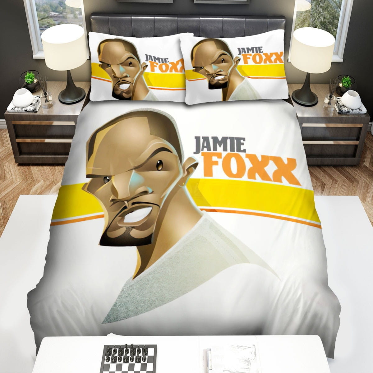 Jamie Foxx Bedding Sets Duvet Cover, Flatsheet, Pillowcase For Your Lover