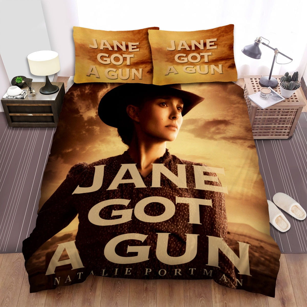 Jane Got A Gun Poster 2 Bedding Sets, Flatsheet Gift For Wife, Husband, Besties