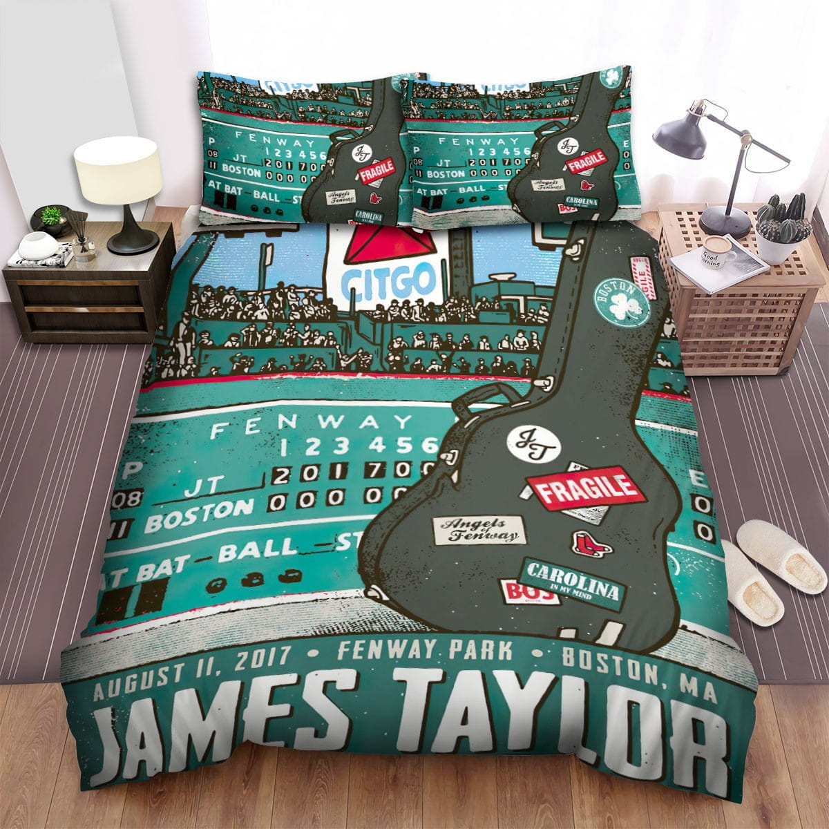 James Taylor Photo Art Bedding Sets Duvet Cover, Flatsheet, Pillowcase For Your Lover