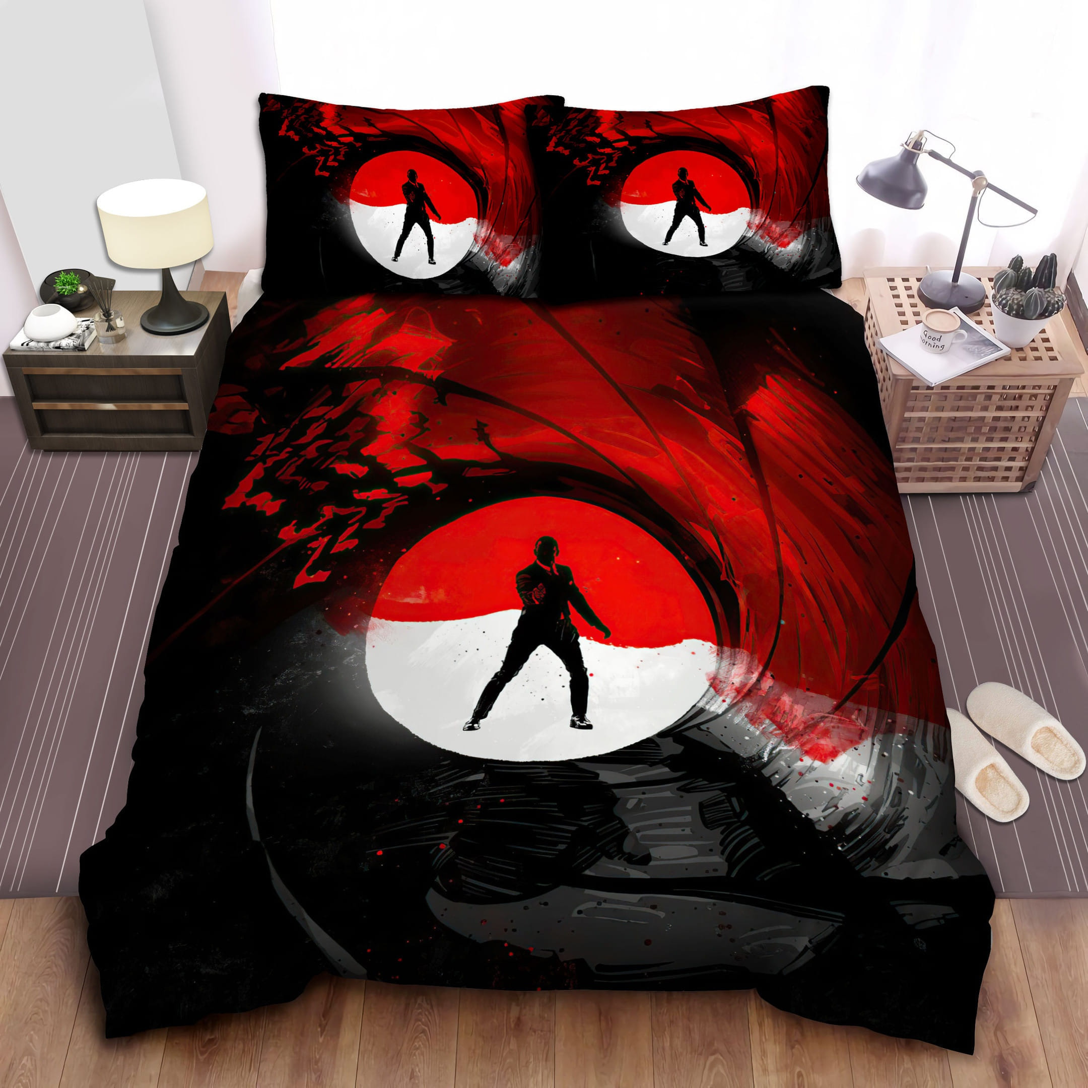 James Bond Red Bedding Sets Duvet Cover, Flatsheet, Pillowcases For Every Bedroom