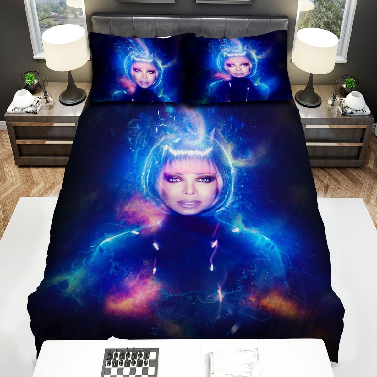 Janet Jackson Digital Art Bedding Sets Duvet Cover, Flatsheet, Pillowcase For Your Lover