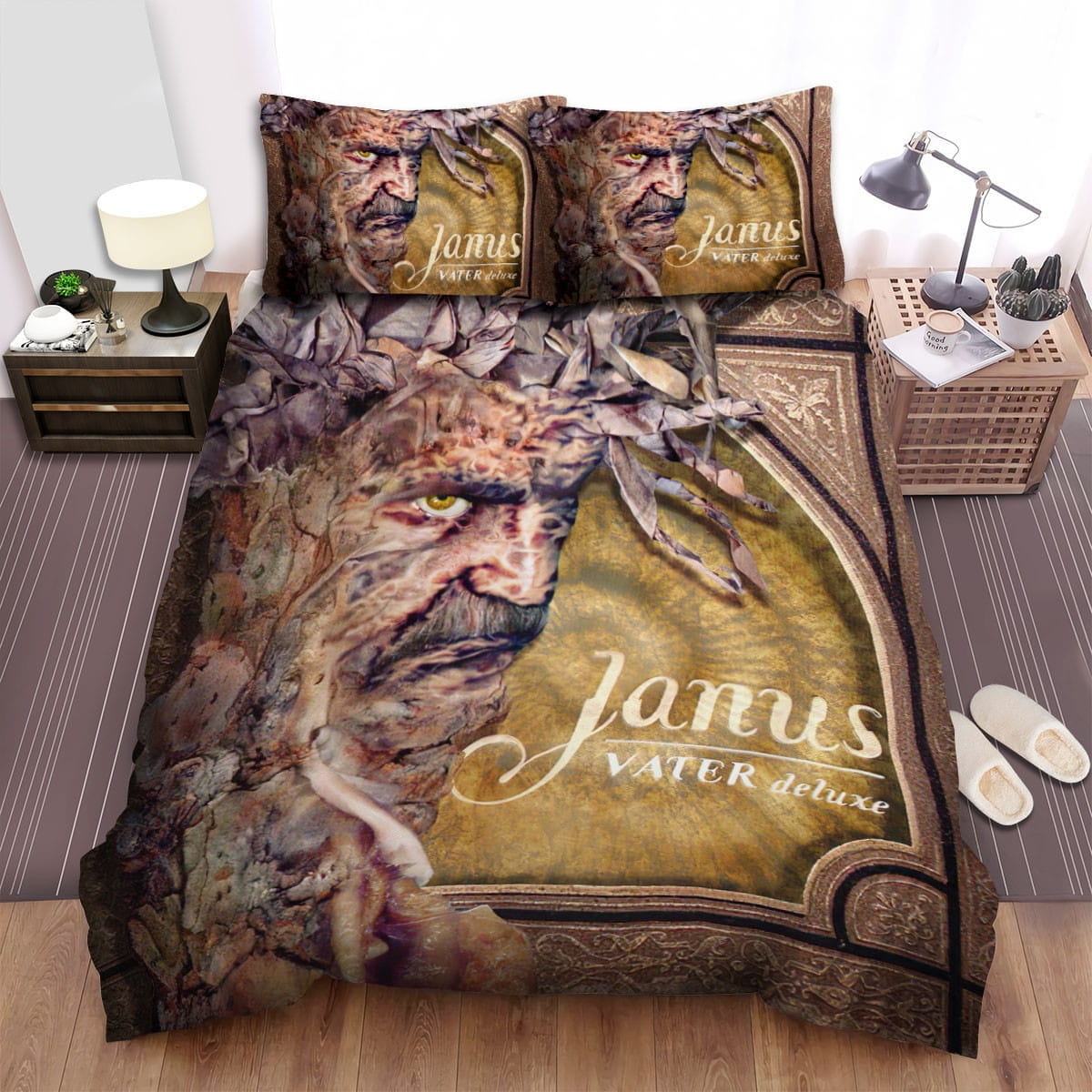 Janus Water Bedding Set, Gift For Christmas, Birthday, Thanksgiving
