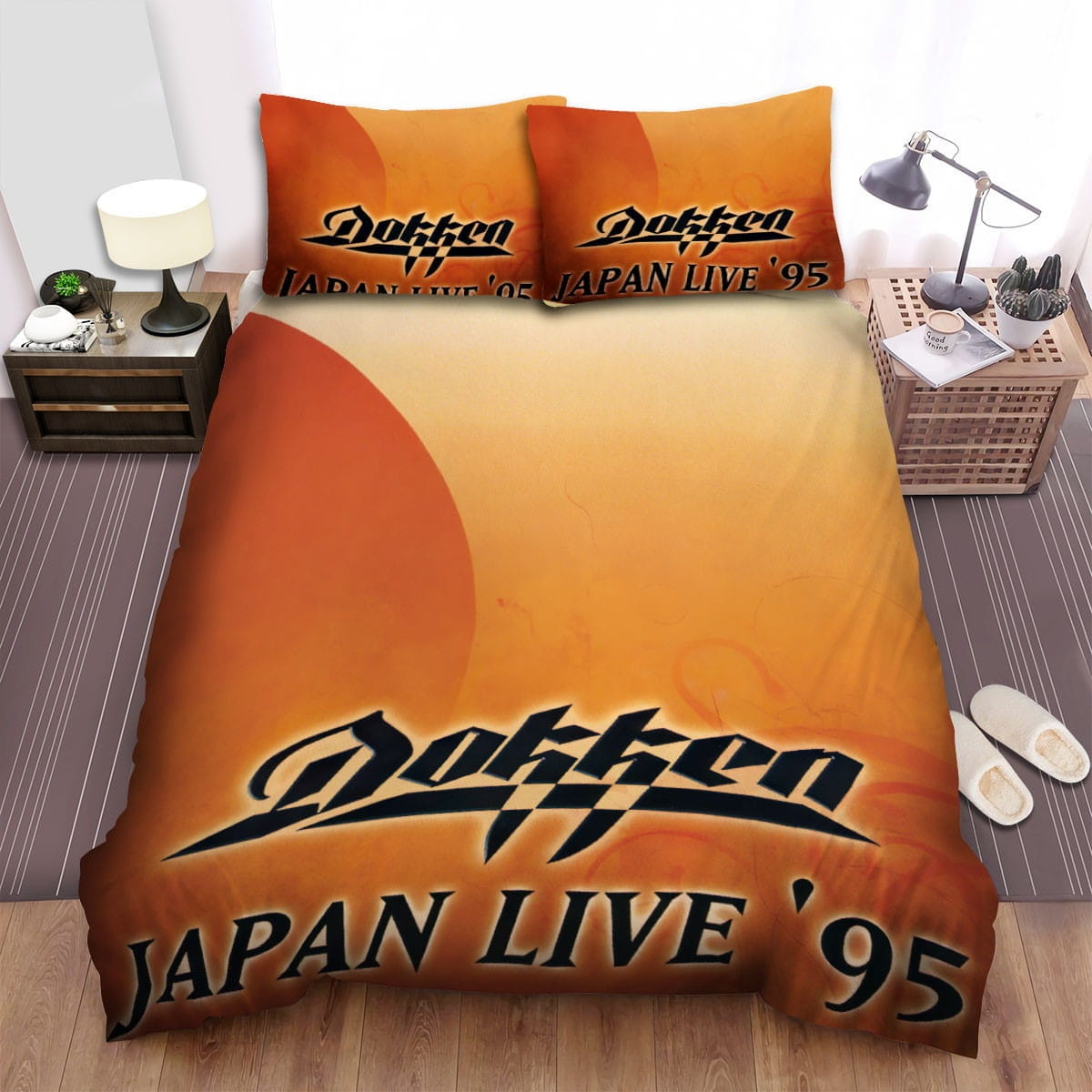 Japan Live 95 Dokken Bedding Sets, Flatsheet Gift For Wife, Husband, Besties