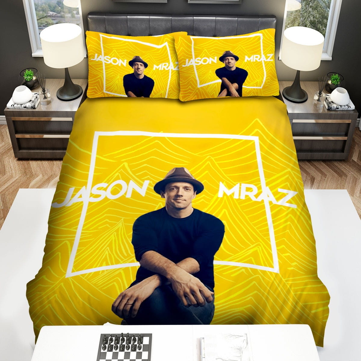 Jason Mraz Bedding Sets Duvet Cover, Flatsheet, Pillowcases Perfect Gift For Fans