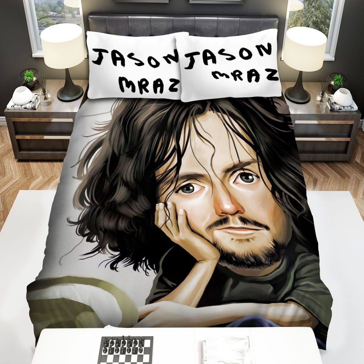 Jason Mraz Bedding Set, Gift For Christmas, Birthday, Thanksgiving