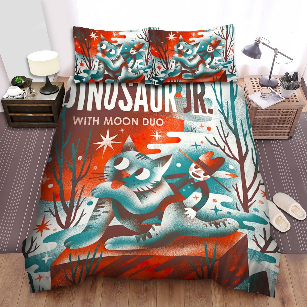 Jason Isbell Dinosaur Bedding Sets Duvet Cover, Flatsheet, Pillowcases Perfect Gift For Fans