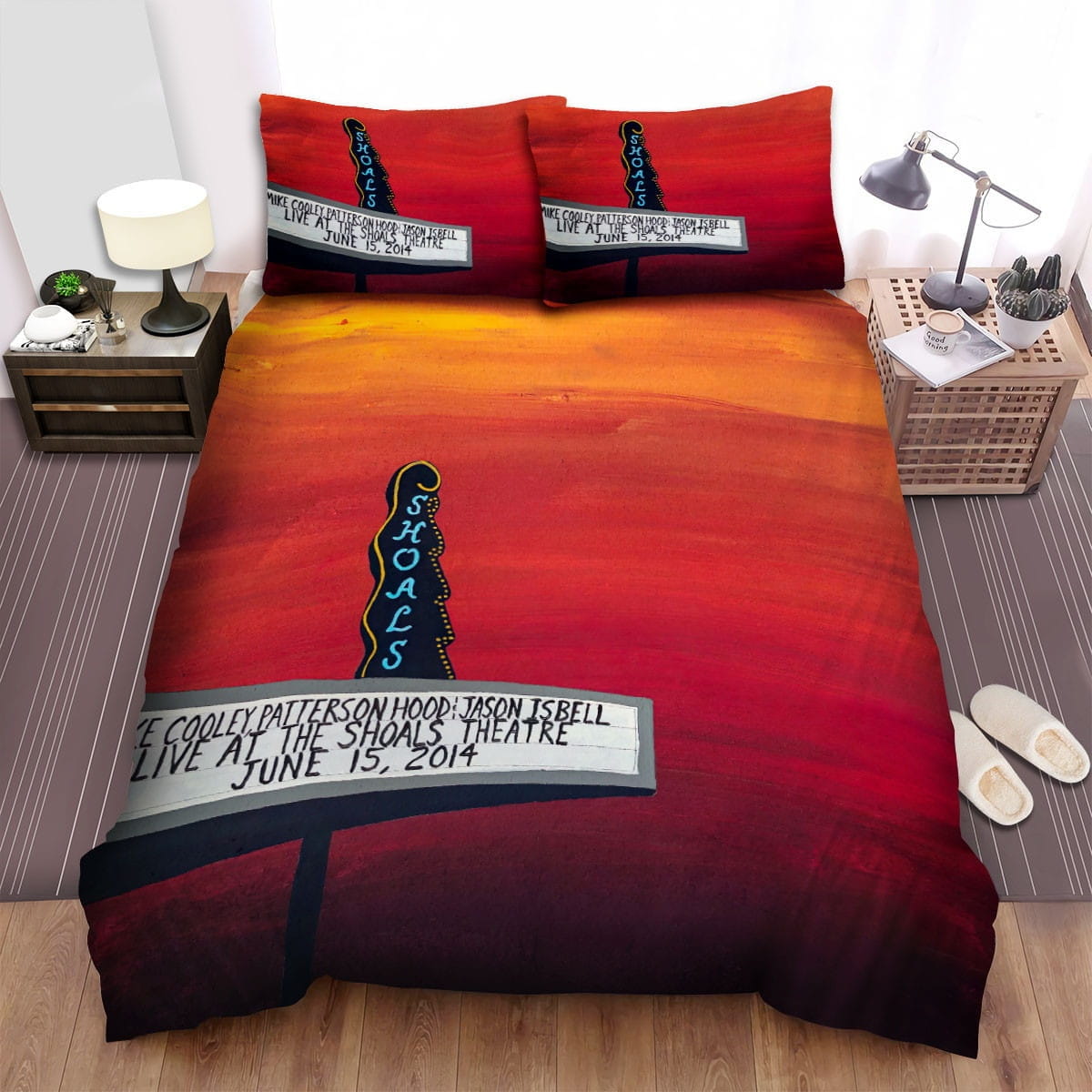 Jason Isbell Live Art Bedding Set, Gift For Christmas, Birthday, Thanksgiving