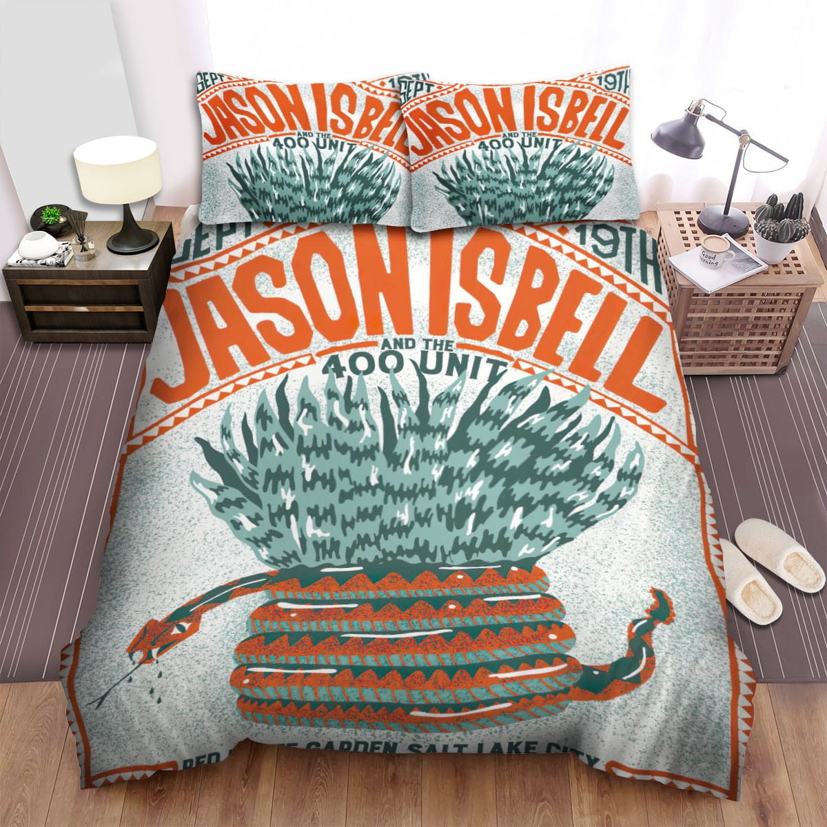 Jason Isbell Poster Bedding Sets, Flatsheet Gift For Wife, Husband, Besties