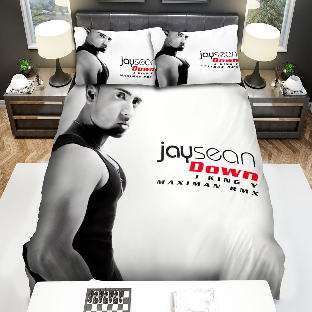 Jay Sean Down Album Cover Bedding Set, Gift For Christmas, Birthday, Thanksgiving