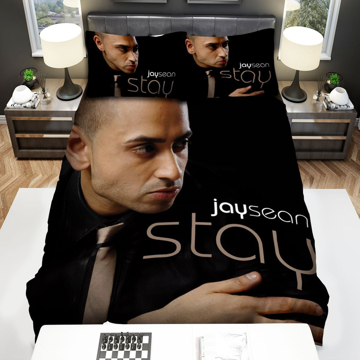 Jay Sean Stay Album Cover Bedding Sets Duvet Cover, Flatsheet, Pillowcase For Your Lover