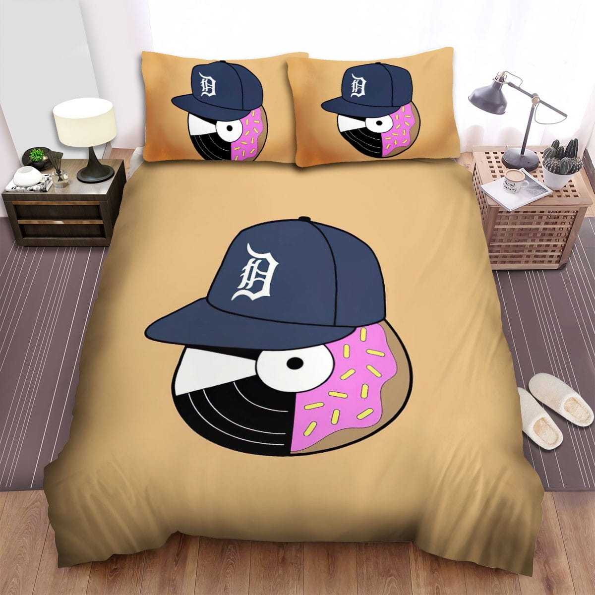 J Dilla Donuts Icon Art Bedding Sets Duvet Cover, Flatsheet, Pillowcases For Every Bedroom