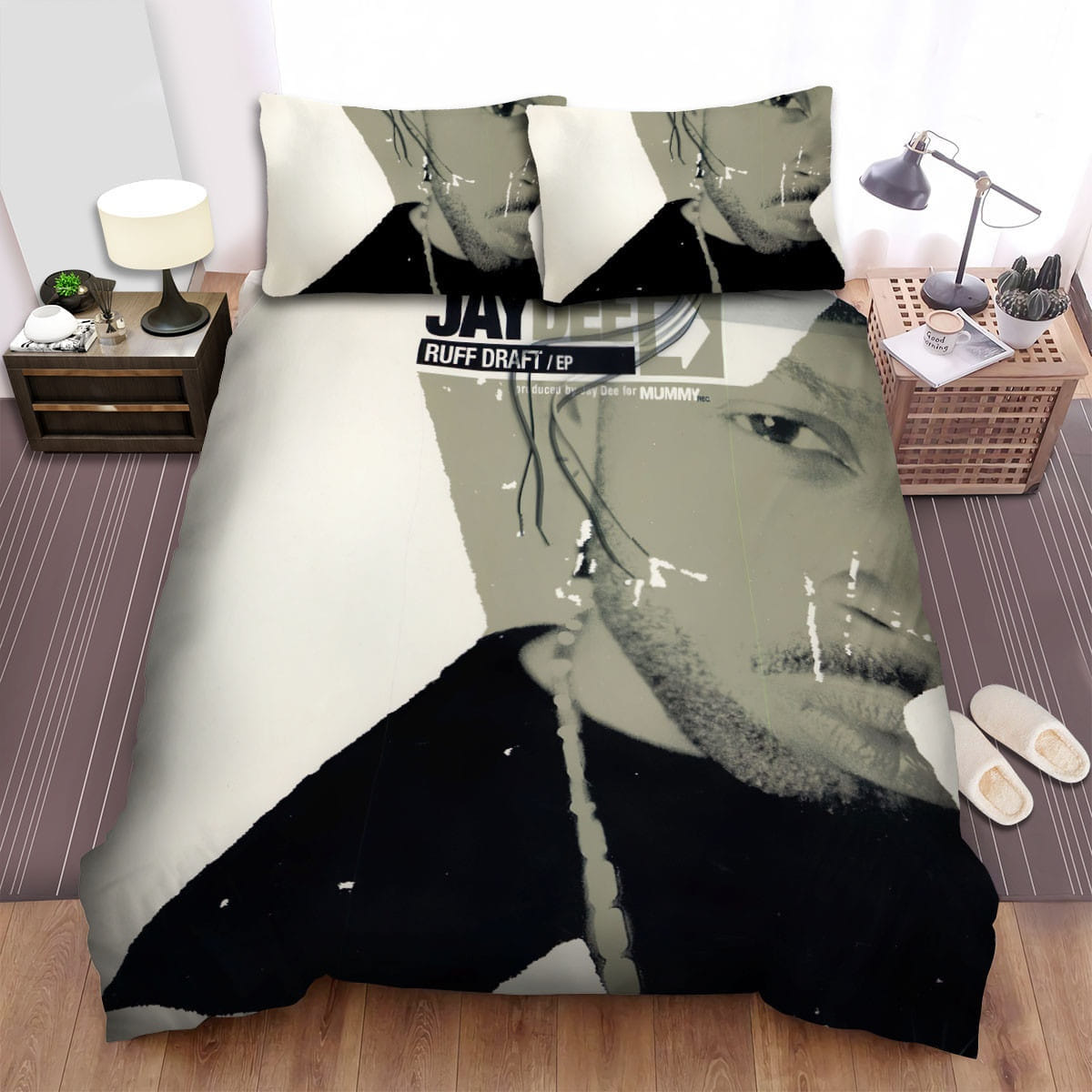 J Dilla Ruff Draft Art Bedding Sets Duvet Cover, Flatsheet, Pillowcases For Every Bedroom