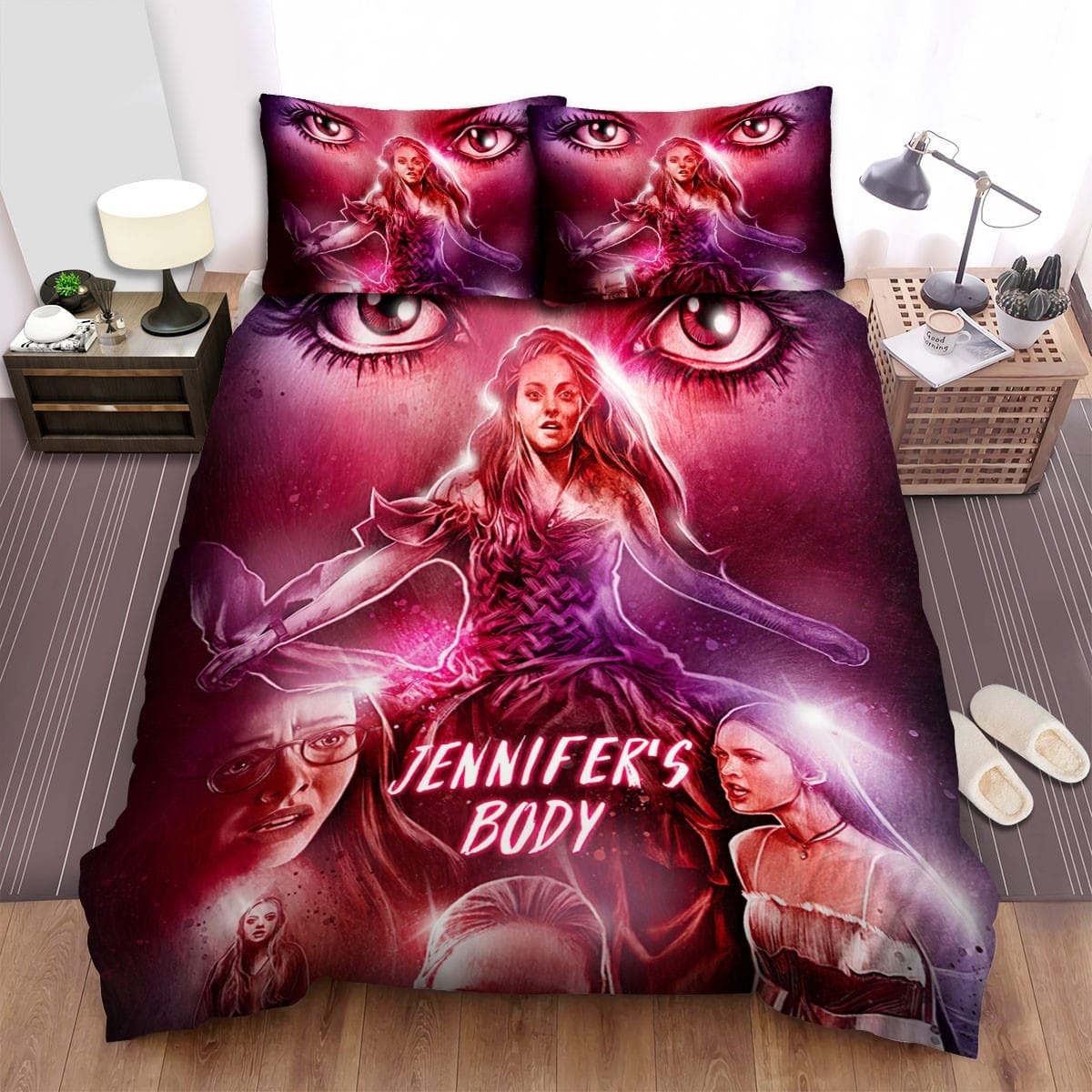 Jennifers Body Movie Art Decorative Bedding Sets with Duvet Cover, Flatsheet, Pillowcases