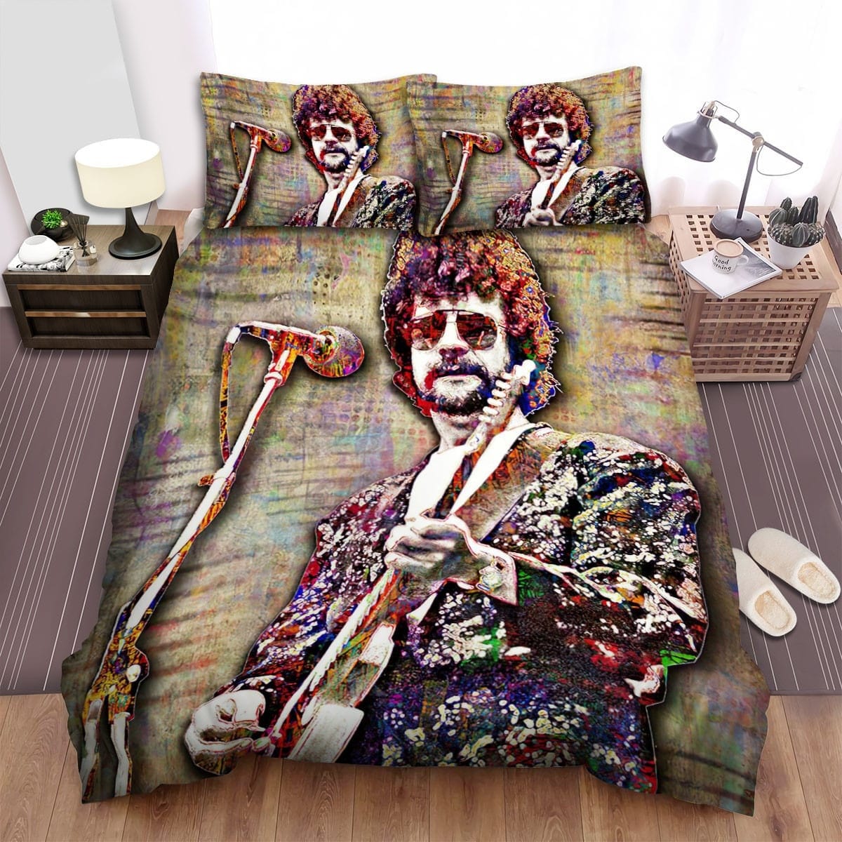 Jeff Lynne Performing Arts Bedding Sets, Flatsheet Gift For Christmas, Thanksgiving, Halloween