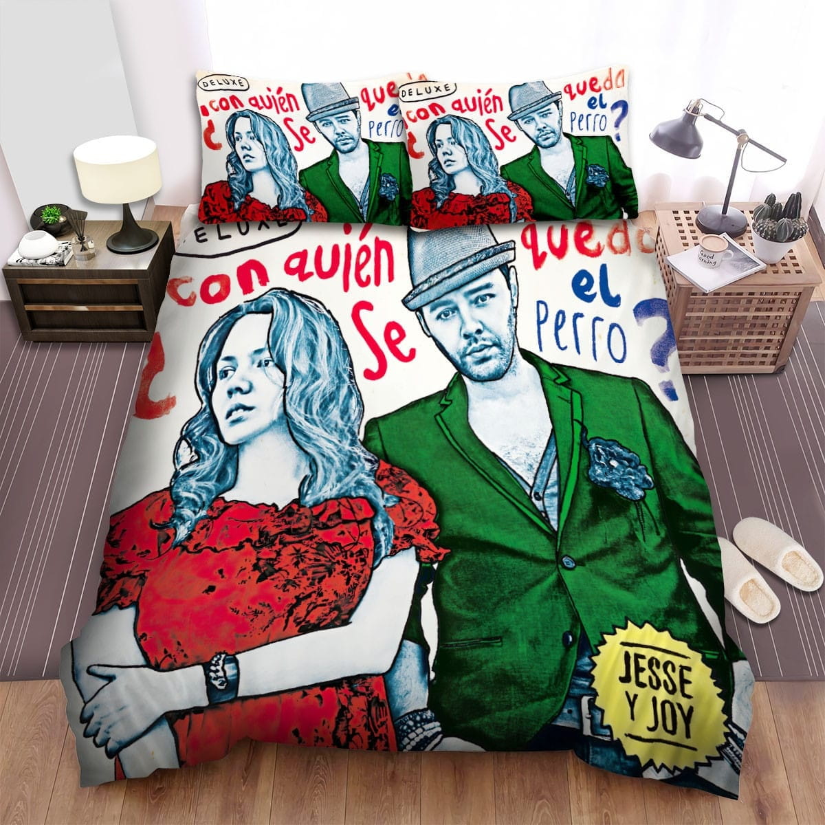 Jesse & Joy Artwork Bedding Sets Duvet Cover, Flatsheet, Pillowcase For Your Lover