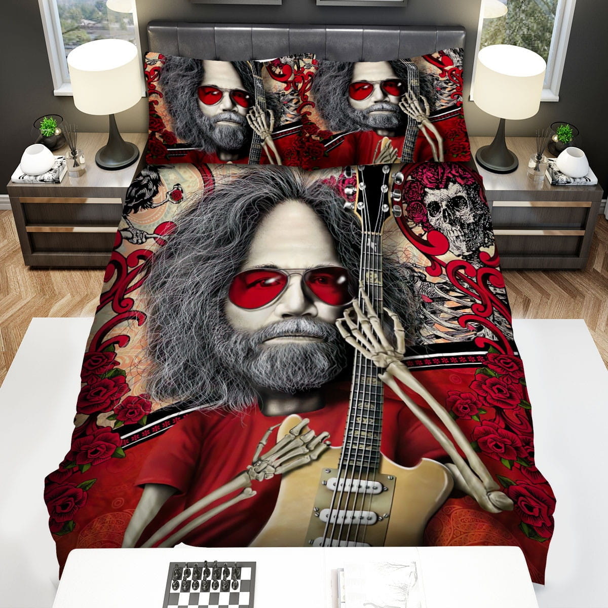 Jerry Garcia Bedding Sets Duvet Cover, Flatsheet, Pillowcase For Your Lover