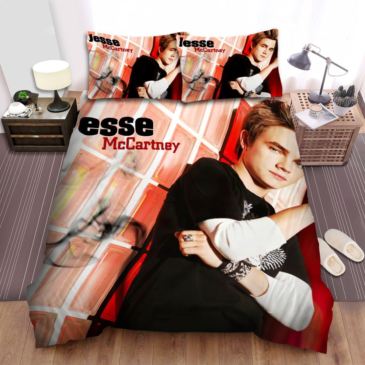 Jesse Mccartney Poster Bedding Sets, Flatsheet Gift For Wife, Husband, Besties