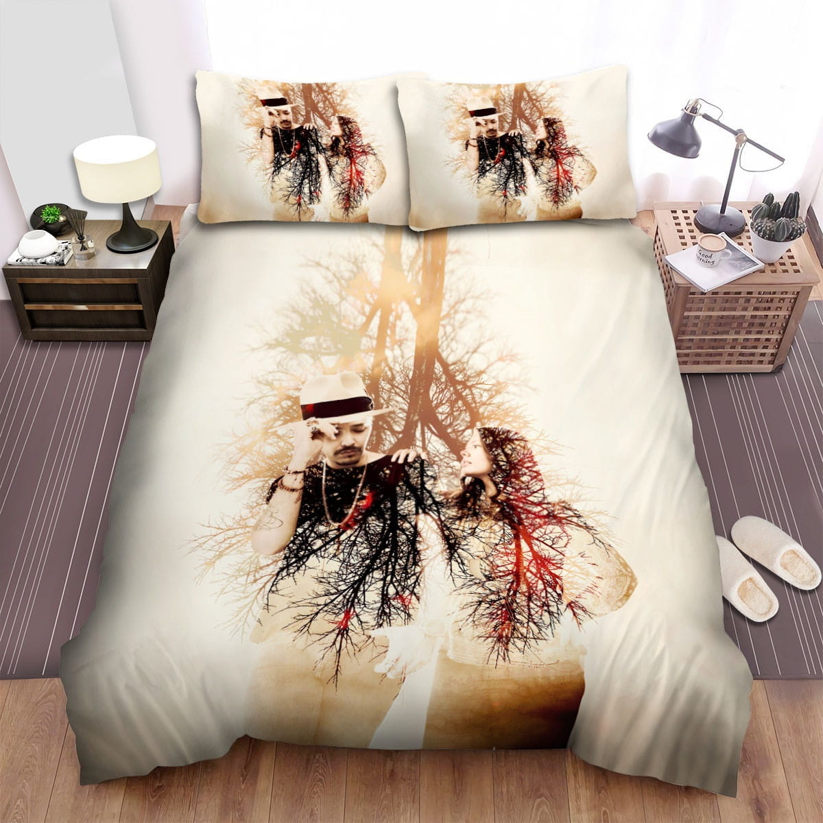 Jesse & Joy Tree Cover Bedding Sets Duvet Cover, Flatsheet, Pillowcase For Your Lover