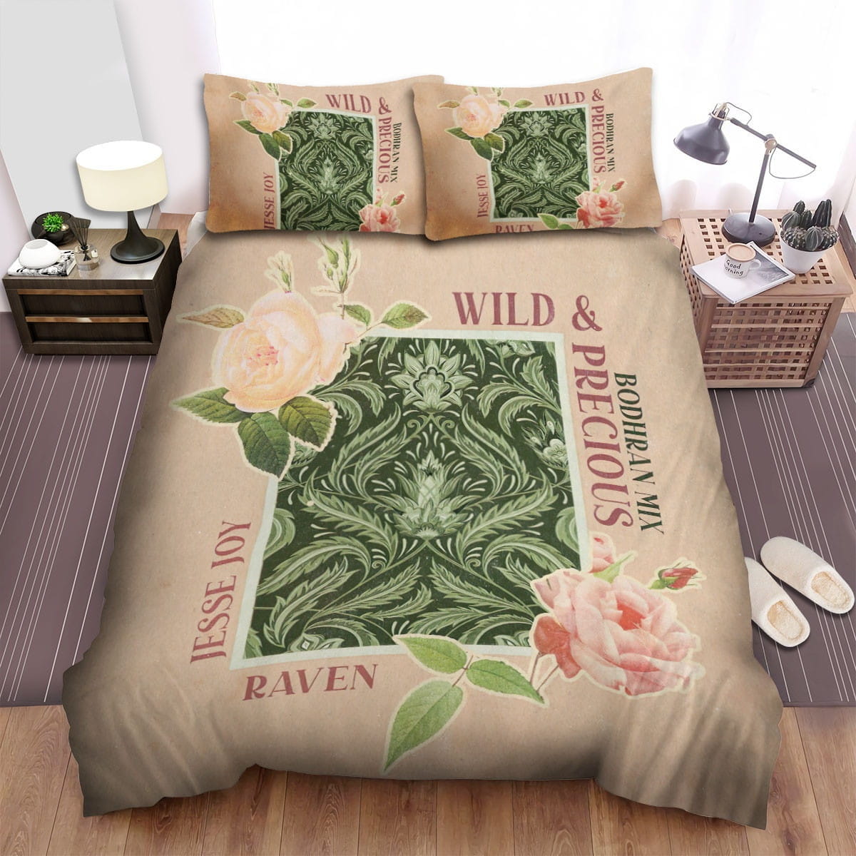Jesse & Joy Raven Bedding Sets Duvet Cover, Flatsheet, Pillowcases Perfect Gift For Fans