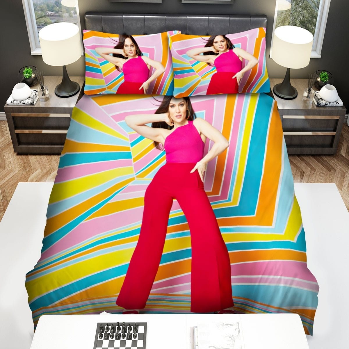 Jessie J Bedding Sets, Flatsheet Gift For Christmas, Thanksgiving, Halloween