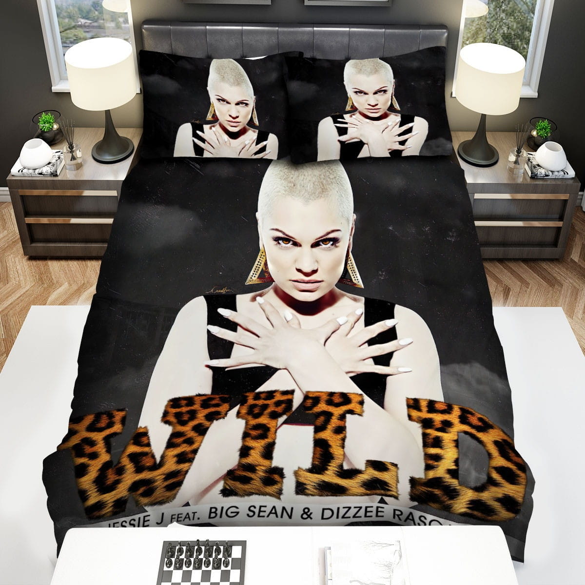 Jessie J Wild Bedding Set, Gift For Christmas, Birthday, Thanksgiving