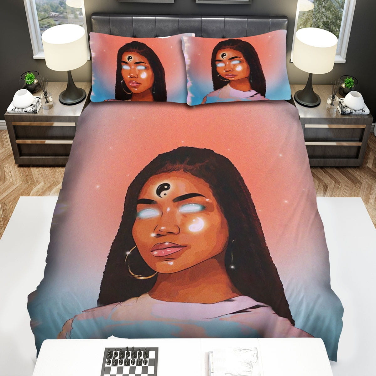 Jhen- Aiko Bedding Sets, Flatsheet Gift For Christmas, Thanksgiving, Halloween