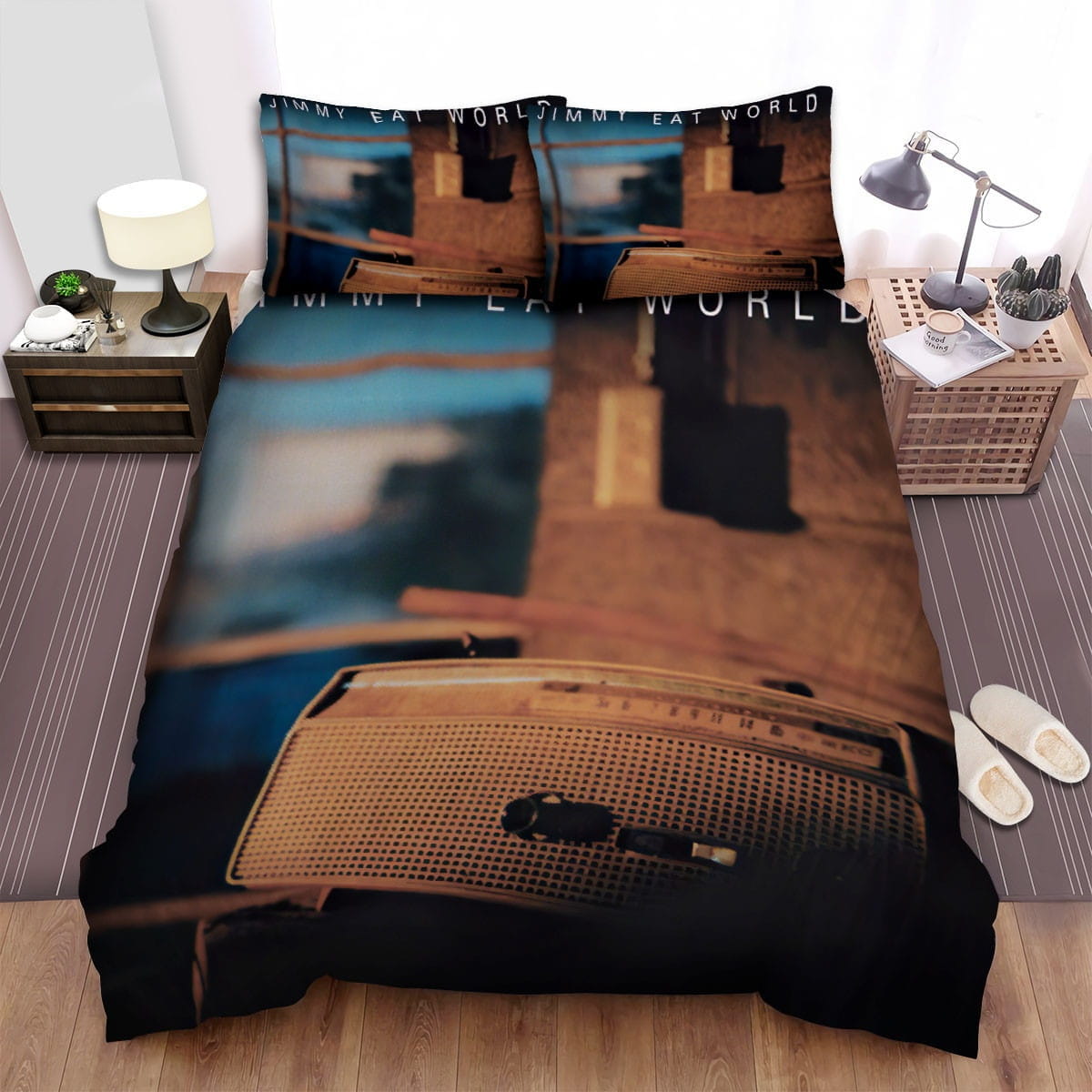 Jimmy Eat World Radio Bedding Sets, Flatsheet Gift For Wife, Husband, Besties