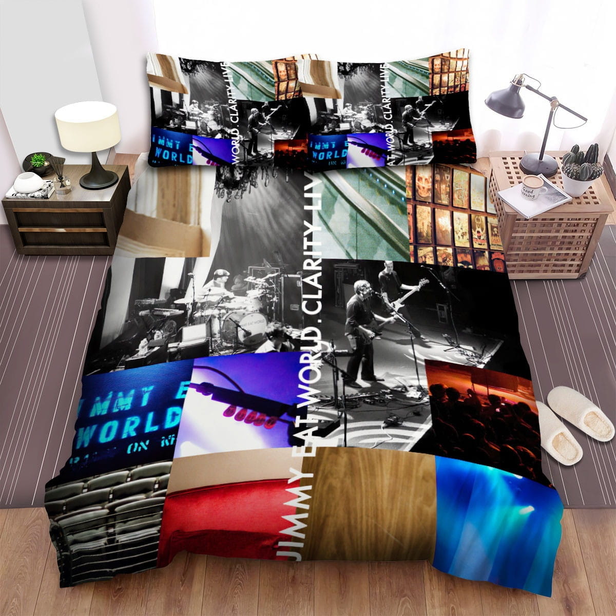 Jimmy Eat World Live Bedding Set, Gift For Christmas, Birthday, Thanksgiving