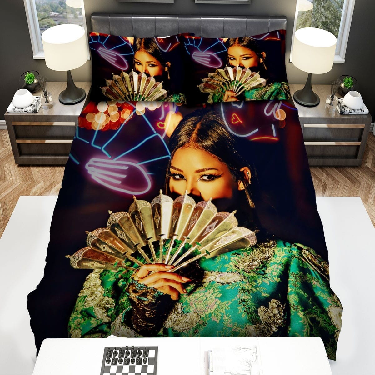 Jhen- Aiko Handfan Bedding Set, Gift For Christmas, Birthday, Thanksgiving