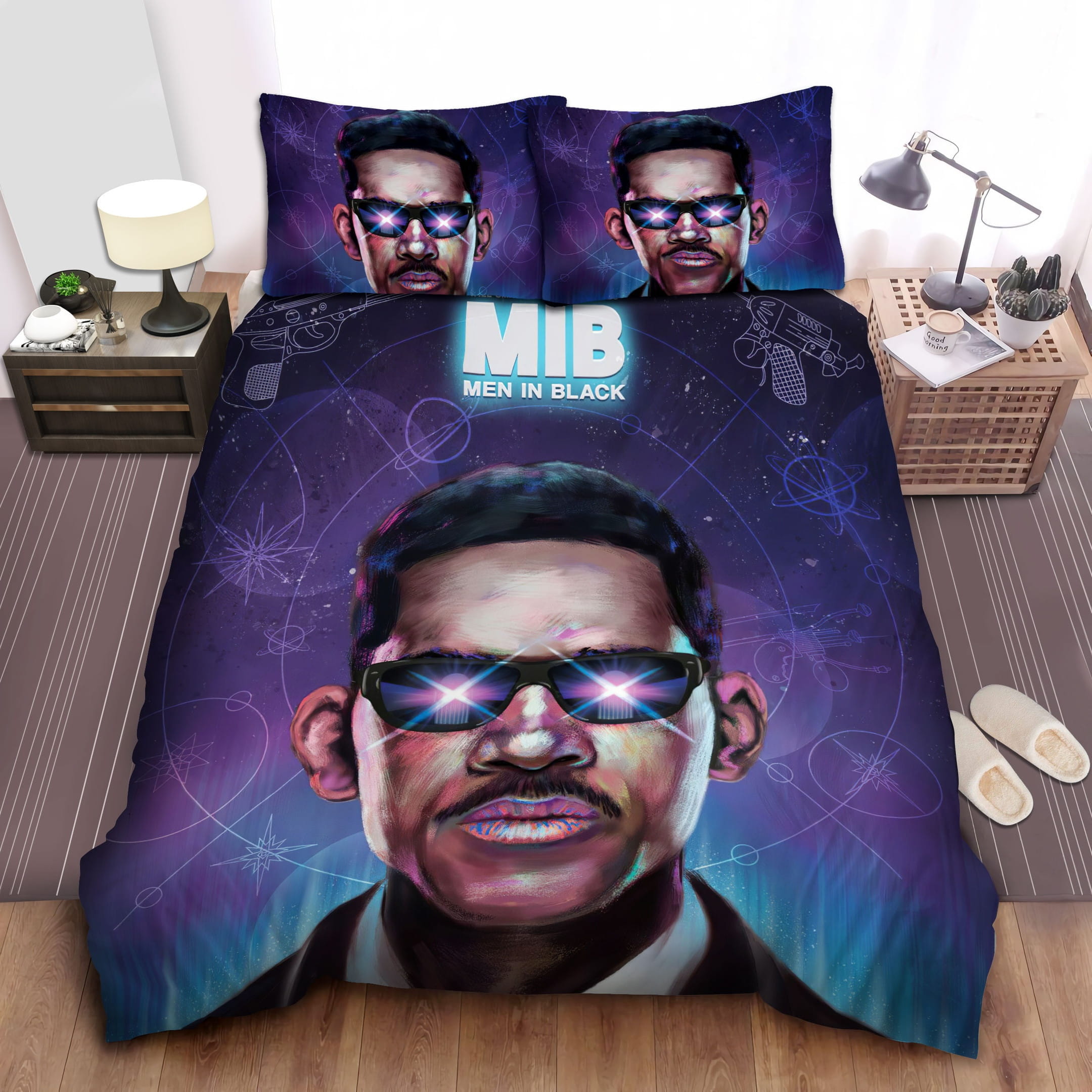 J In Black Bedding Sets, Flatsheet Gift For Christmas, Thanksgiving, Halloween