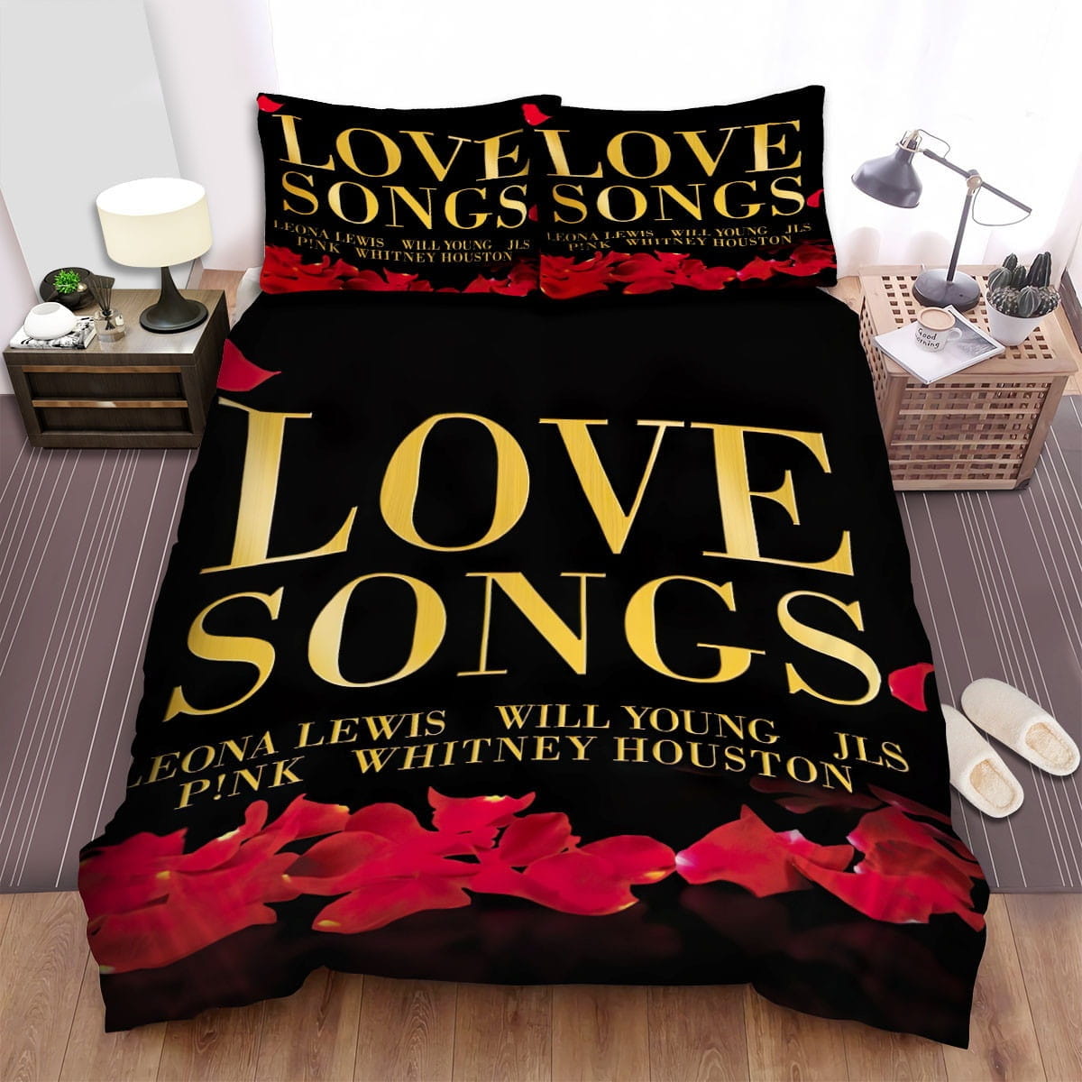 Jls Band Love Song Bedding Sets, Flatsheet Gift For Christmas, Thanksgiving, Halloween