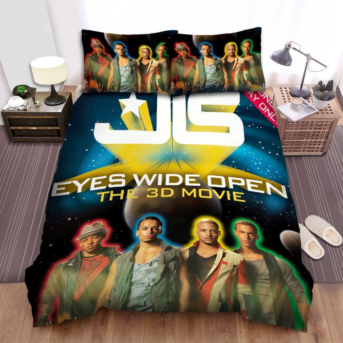 Jls Band Eyes Wide Open Bedding Sets Duvet Cover, Flatsheet, Pillowcase For Your Lover
