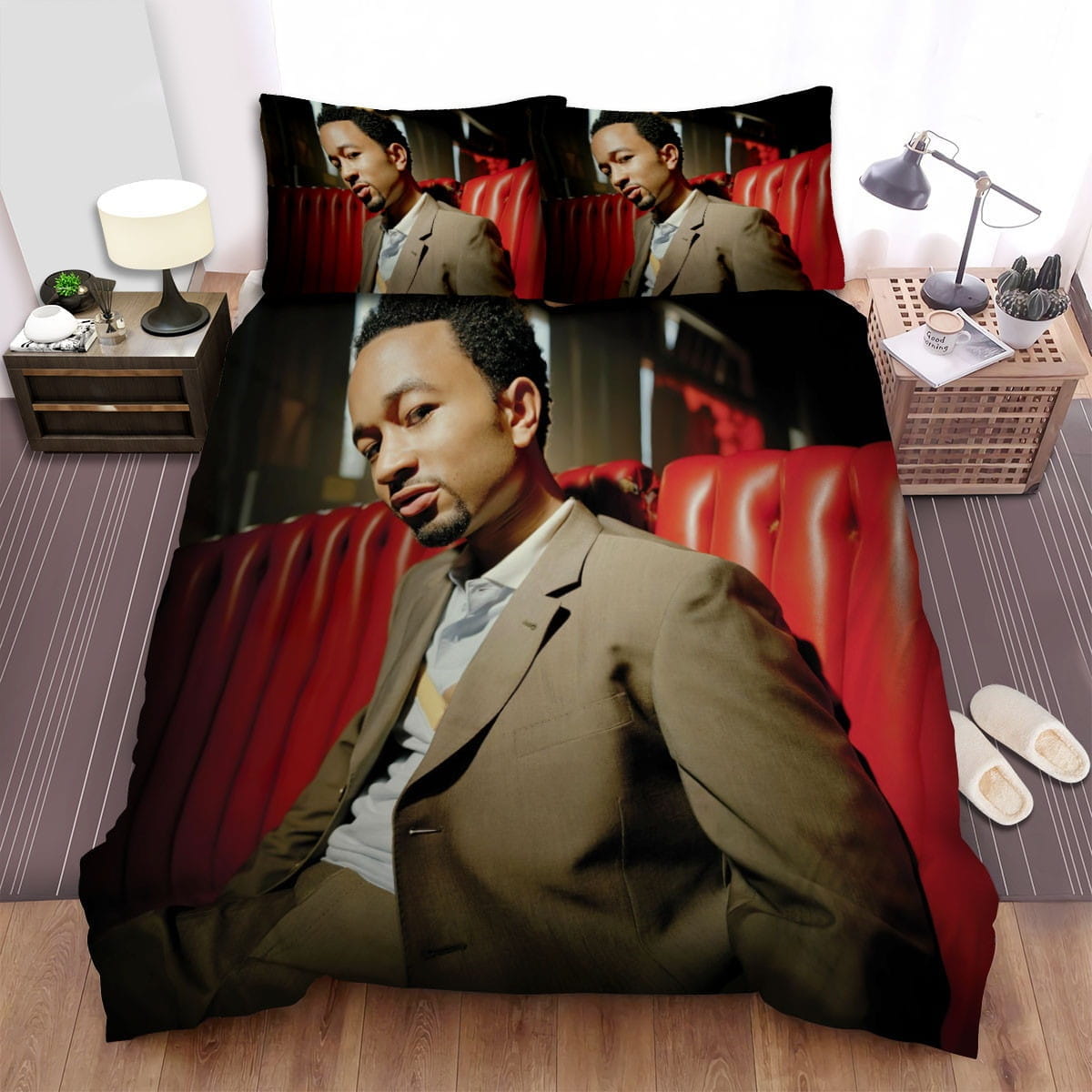 John Legend Bedding Sets, Flatsheet Gift For Christmas, Thanksgiving, Halloween