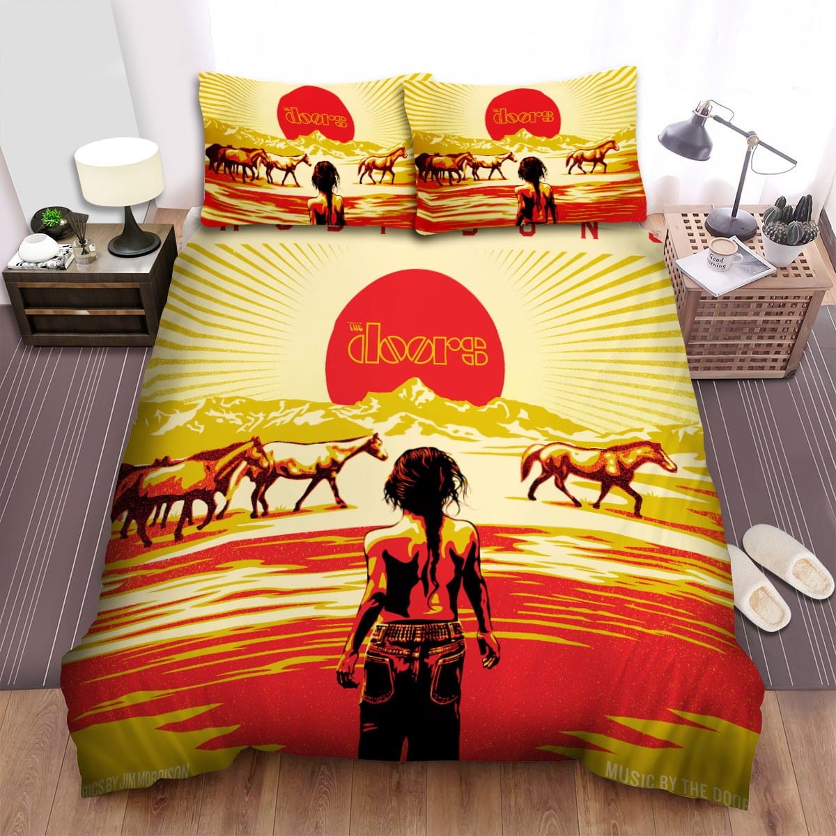 John Doe Ghost Song Bedding Sets, Flatsheet Gift For Christmas, Thanksgiving, Halloween