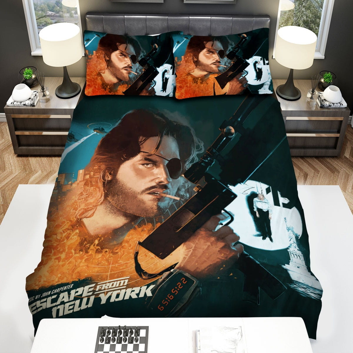 John Carpenter Musician Decorative Bedding Sets with Duvet Cover, Flatsheet, Pillowcases