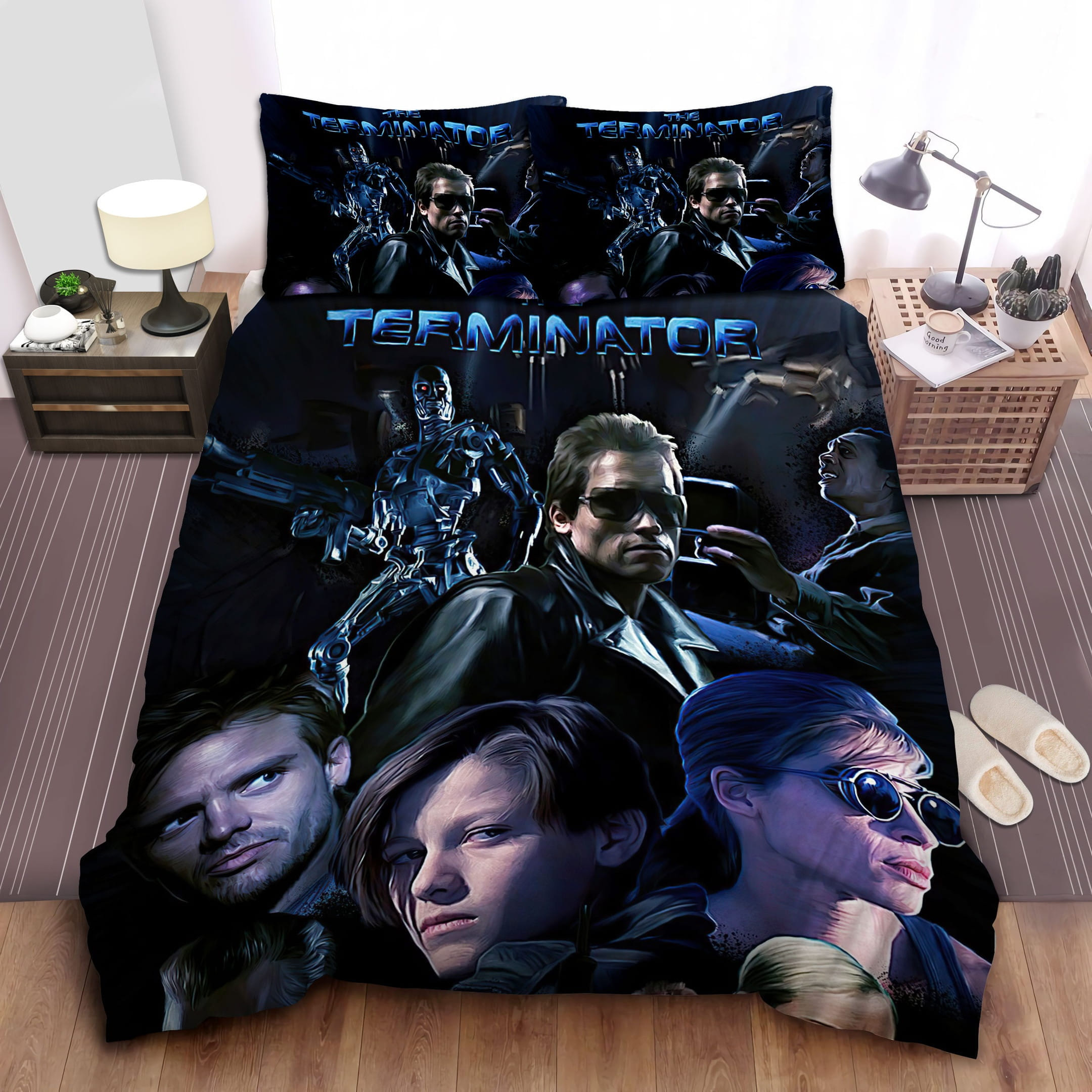 John Connor In The Central Bedding Set, Gift For Christmas, Birthday, Thanksgiving
