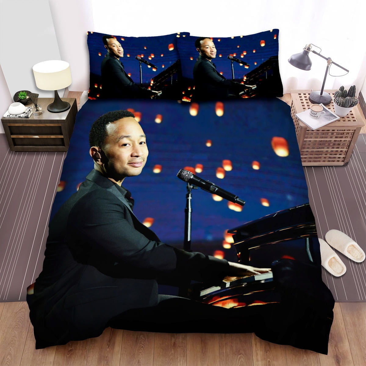 John Legend Performance Bedding Set, Gift For Christmas, Birthday, Thanksgiving