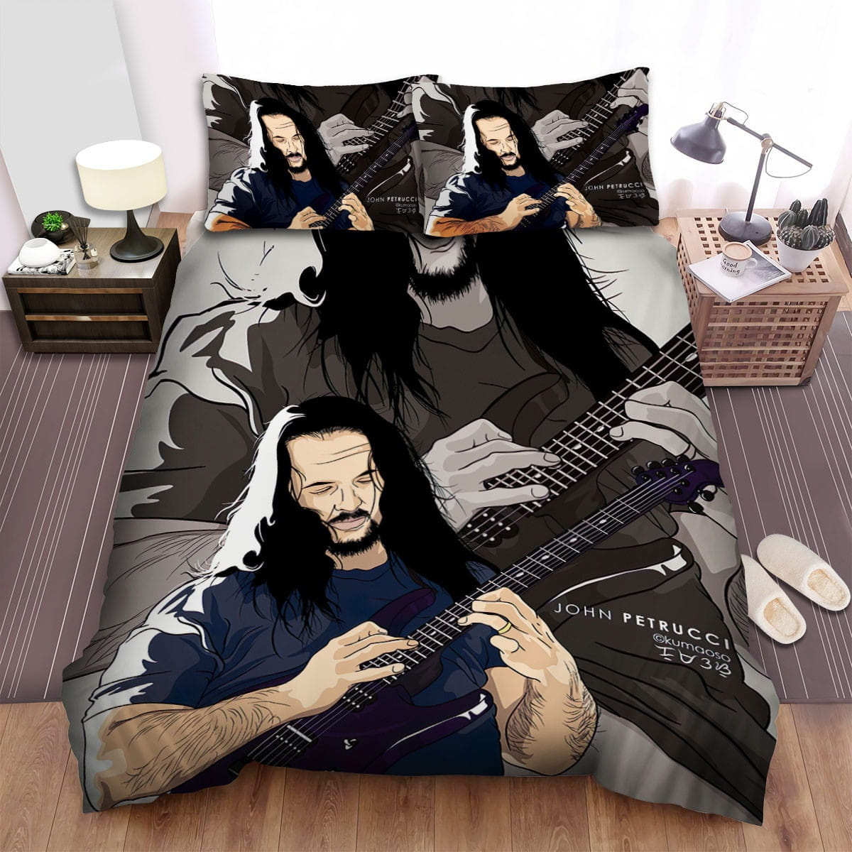 John Petrucci Bedding Set, Gift For Christmas, Birthday, Thanksgiving