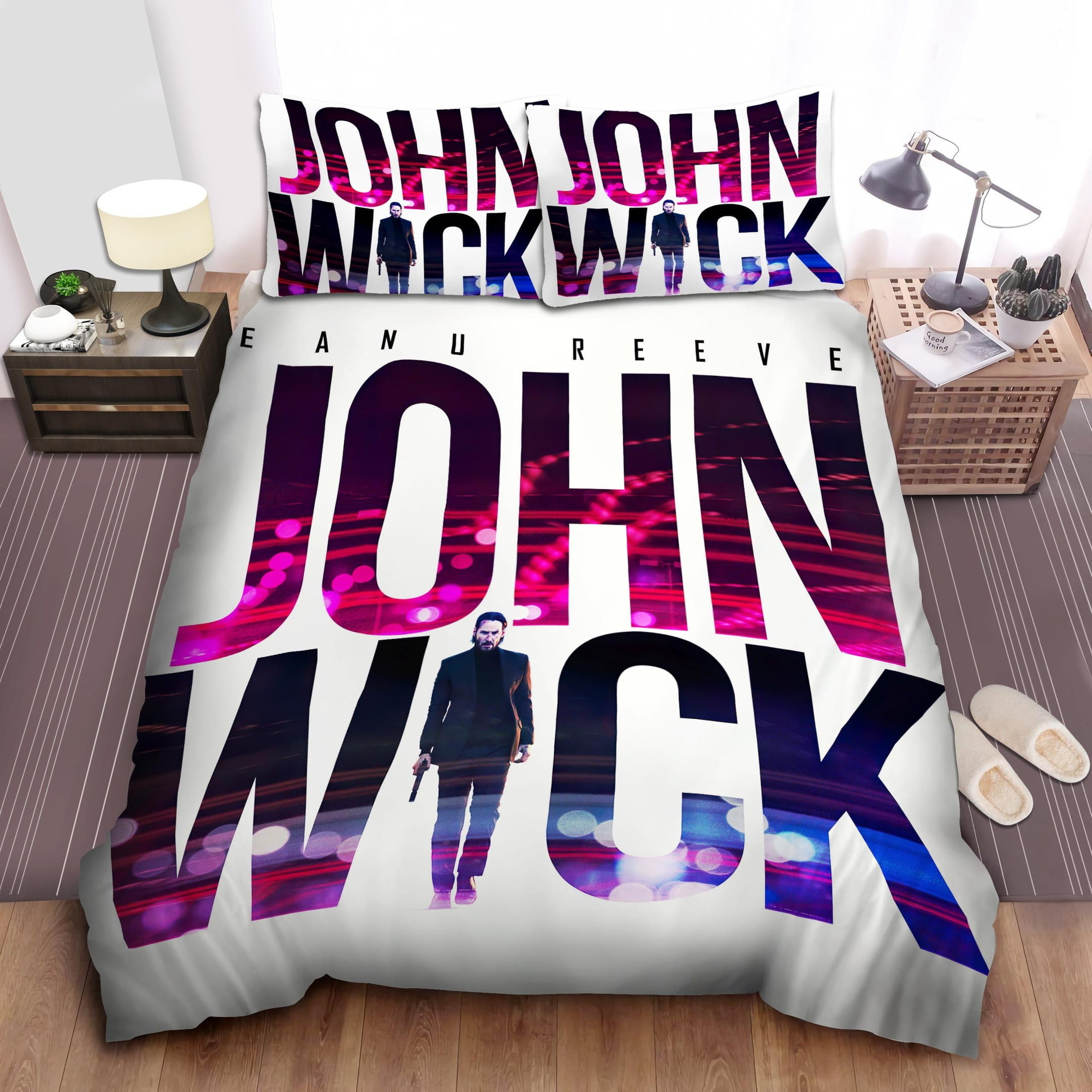 John Wick Bedding Sets Duvet Cover, Flatsheet, Pillowcases For Every Bedroom