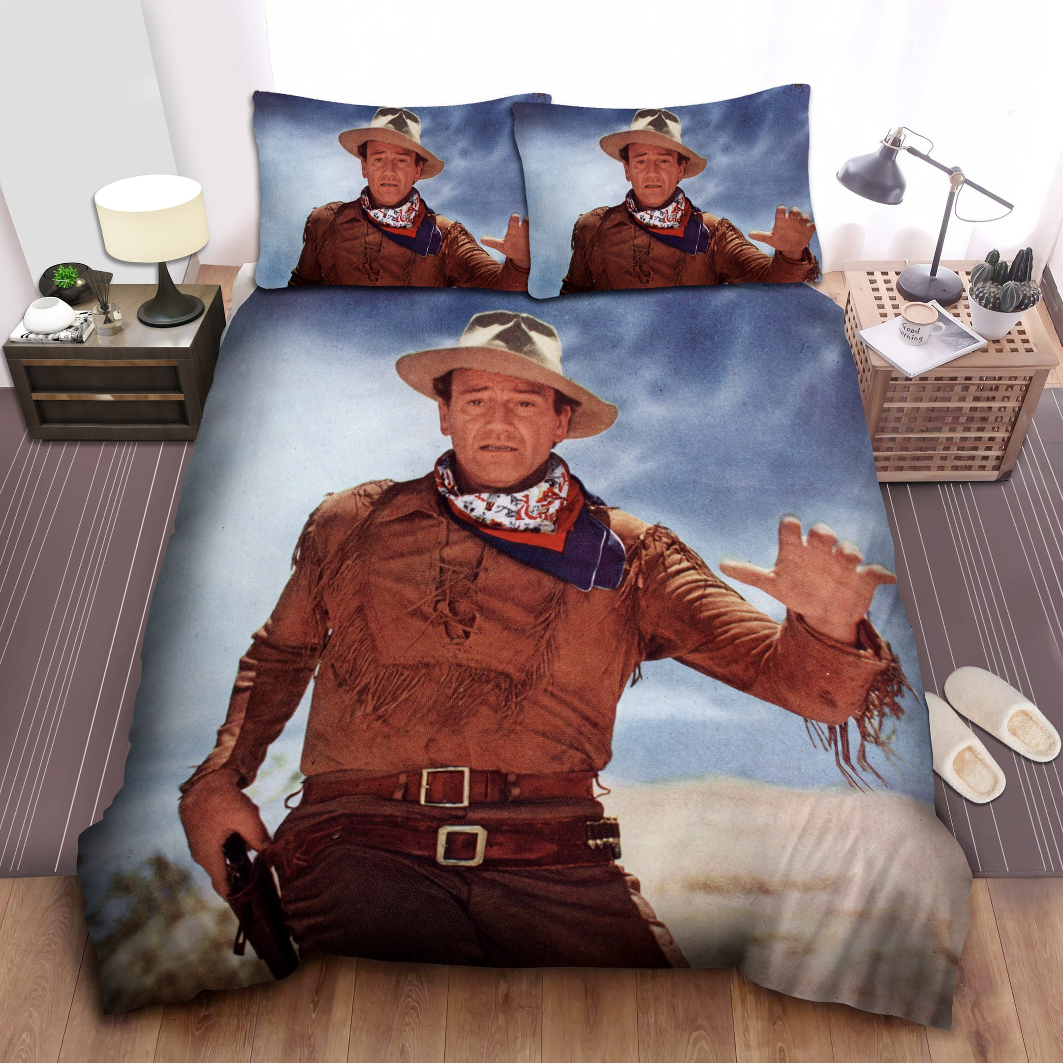 John Wayne Bedding Sets Duvet Cover, Flatsheet, Pillowcases For Every Bedroom