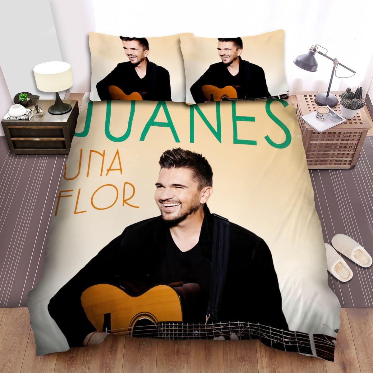 Juanes Una Flor Bedding Sets, Flatsheet Gift For Wife, Husband, Besties