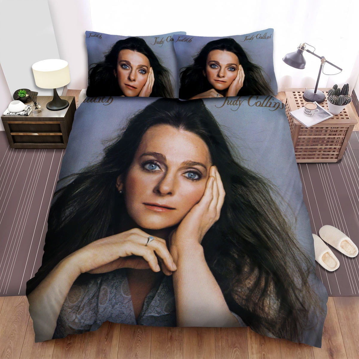Judy Collins Album Judith Bedding Set, Gift For Christmas, Birthday, Thanksgiving